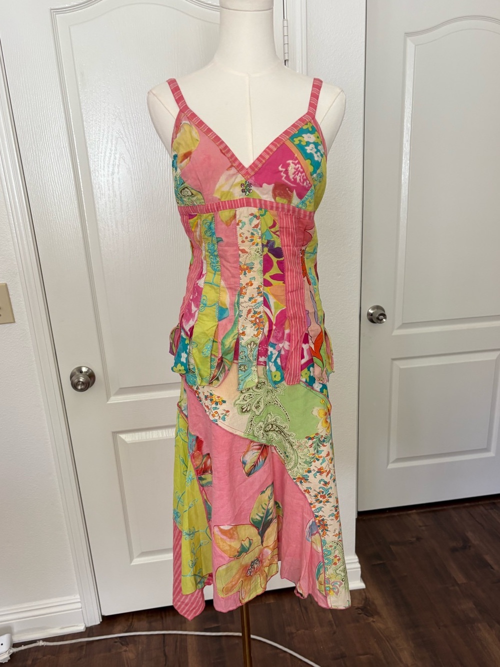 RARE Rene Dehry patchwork fairy matching set.